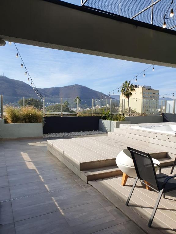 Terraza y mini pileta de relajación